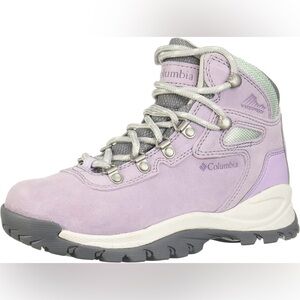 Columbia Newton Ridge Plus Waterproof Amped Hiking Boots - Purple & Light Blue